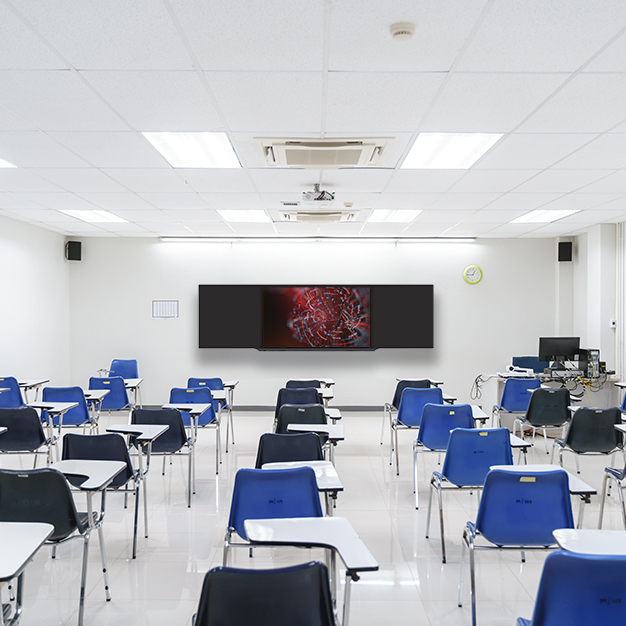 We reinforce our experience in school equipment with smart board technologies.